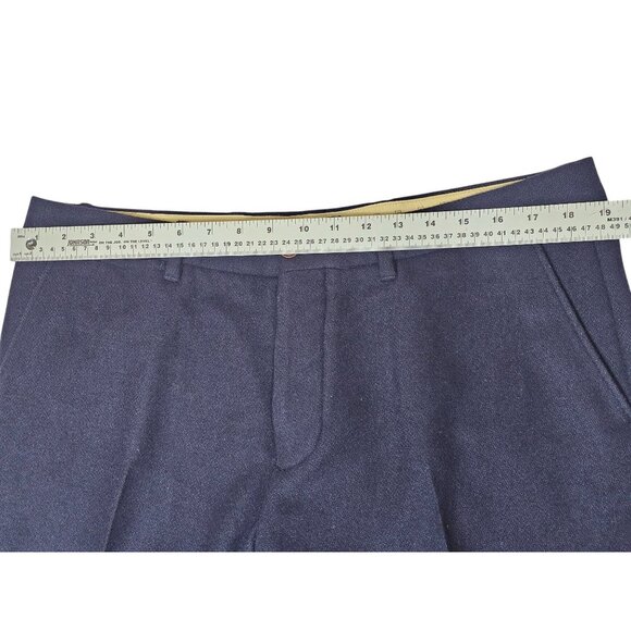 Scotch & Soda Stuart Wool Dress Pants - Men's 38x31 - Navy - Picture 2 of 12